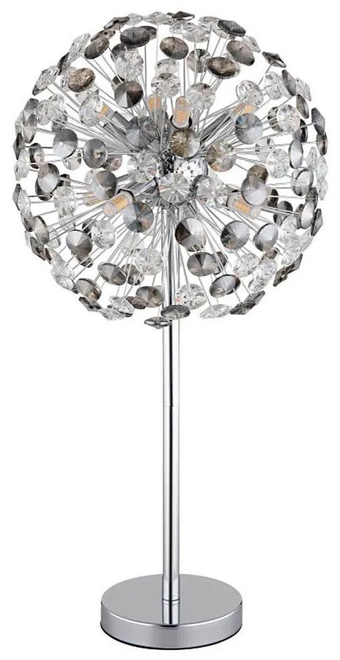 Globo 64135TC - LED Lampa stołowa KATRINA 8xG9/3,5W/230V chrom błyszczący