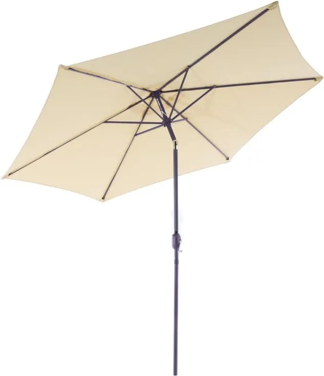 Parasol składany 2,9 m - beżowy