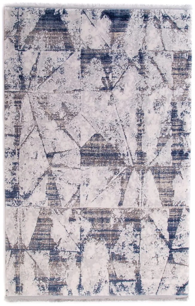 Dywan akrylowy Experience Marmur szaro-niebieski  80 cm x 150 cm