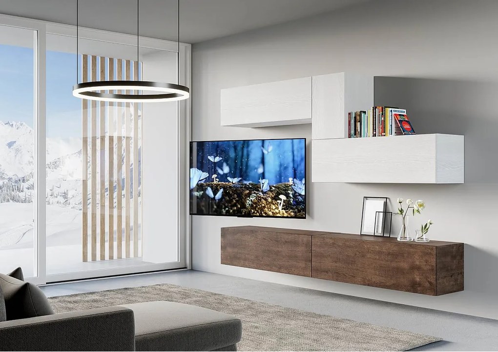 Kompozycja ścienna do salonu A04 W.268 D.39.2