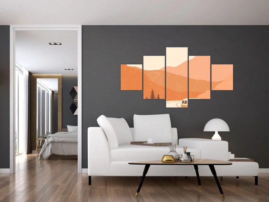 Obraz - Vintage van N⁰1 (125x70 cm)