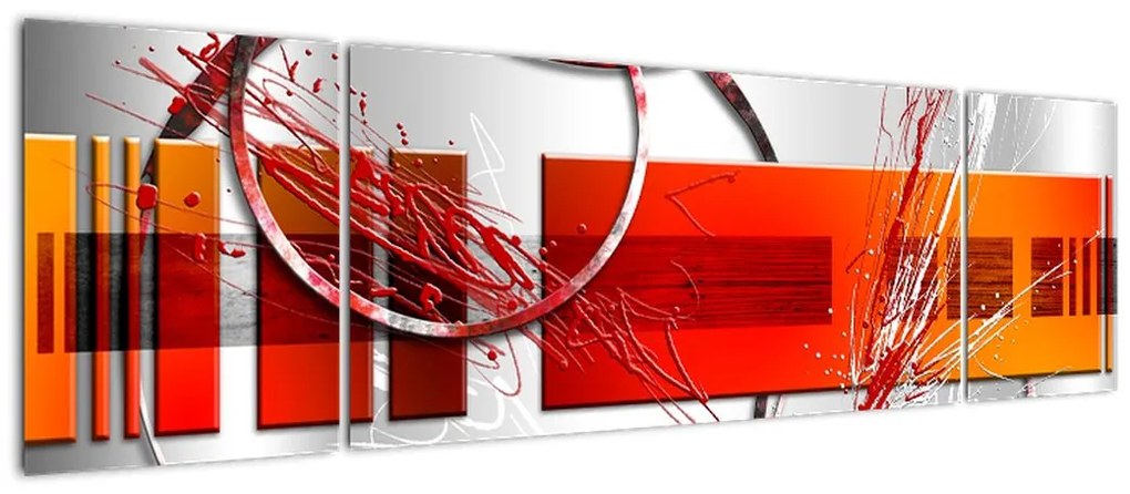 Abstrakcyjny obraz (170x50 cm)