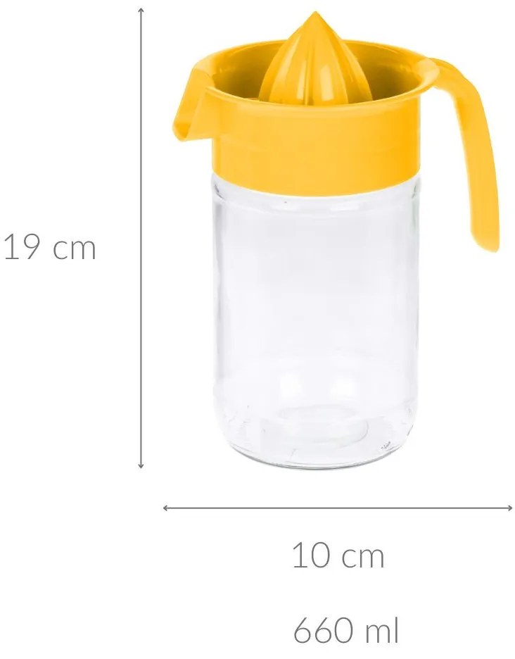 Wyciskacz do cytryn z pojemnikiem, 660 ml