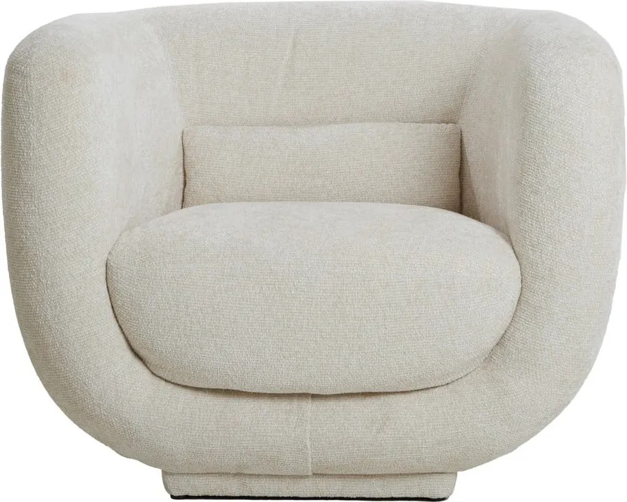 Kremowy fotel Kialy – Light &amp; Living