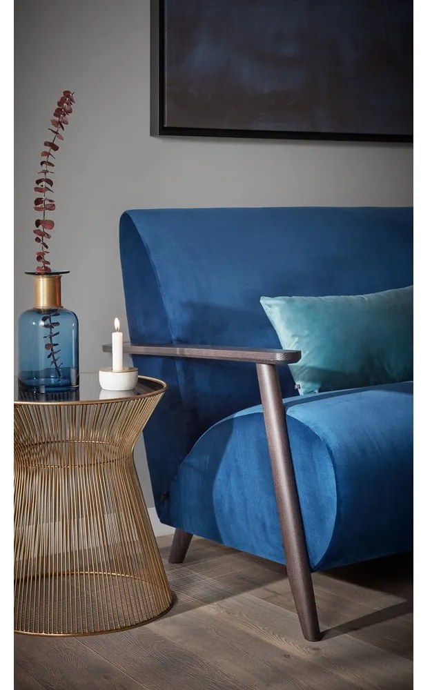 Okrągły stolik ze szklanym blatem ø 40 cm Jolene – Kave Home