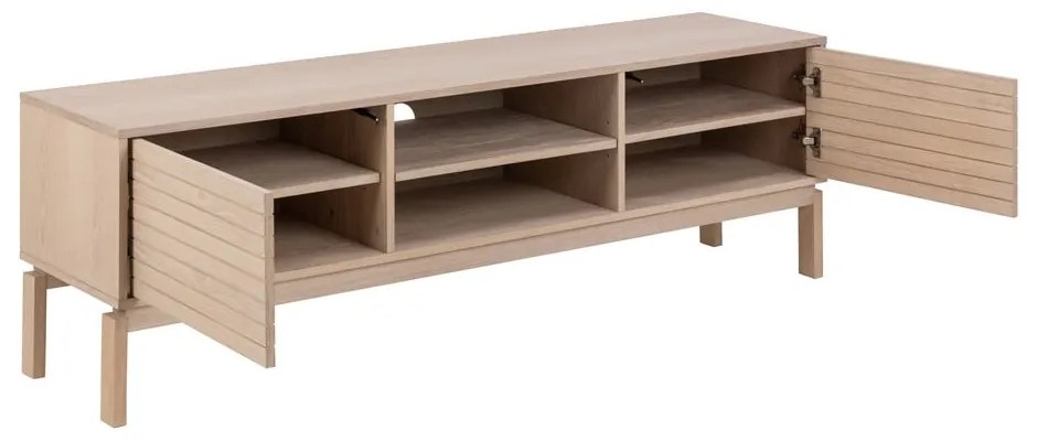 Szafka pod TV w dekorze dębu 160x50 cm Linley – Actona