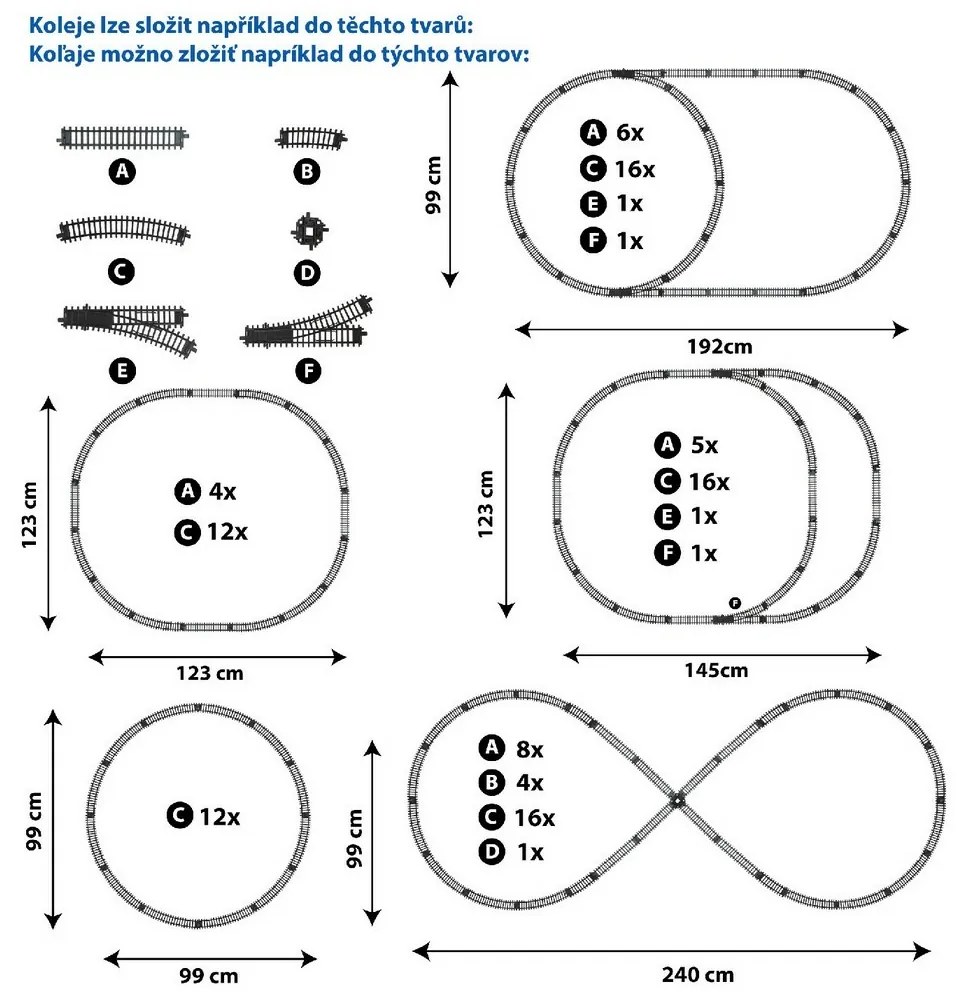 Rappa Koleje proste, 4 szt.