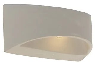 Rustykalna lampa ścienna betonowa półokrągła - Adelaide Rustykalny / Vintage Oswietlenie wewnetrzne