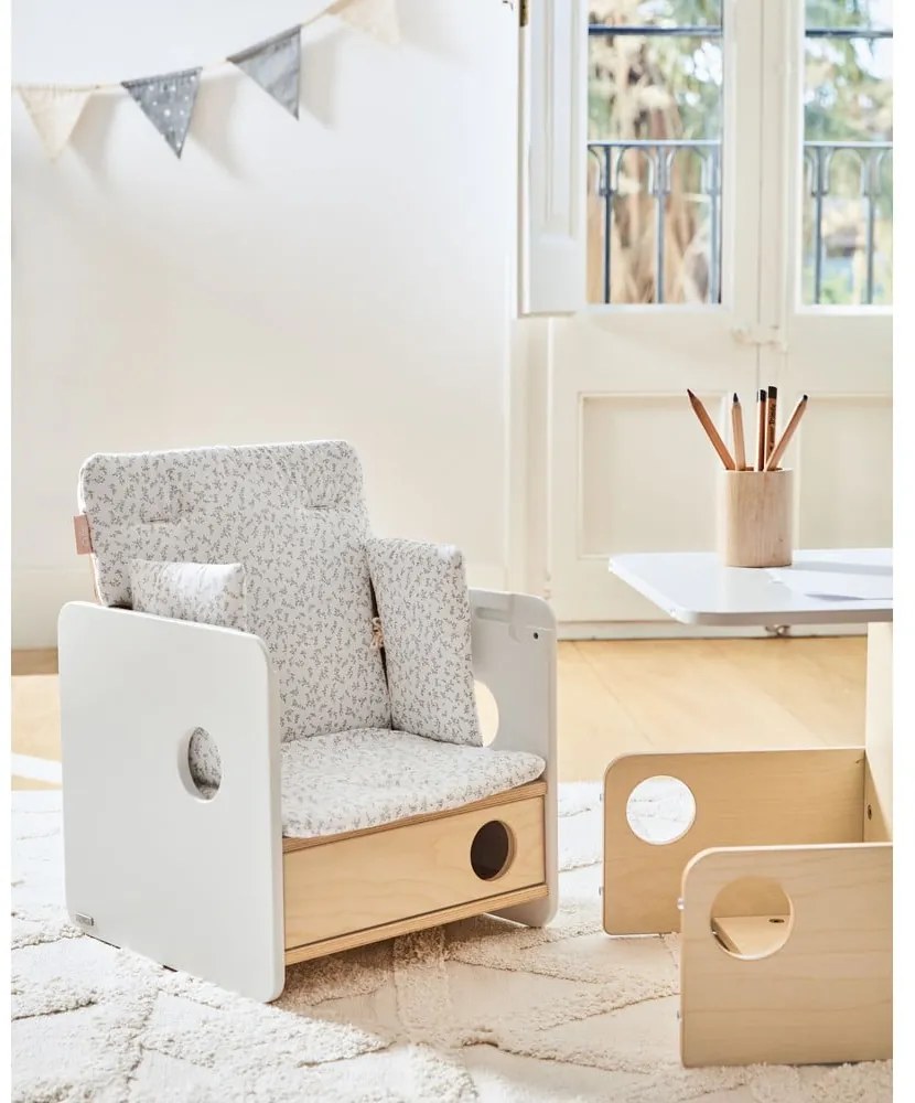 Biała wkładka do krzesełka do karmienia Nuun – Kave Home