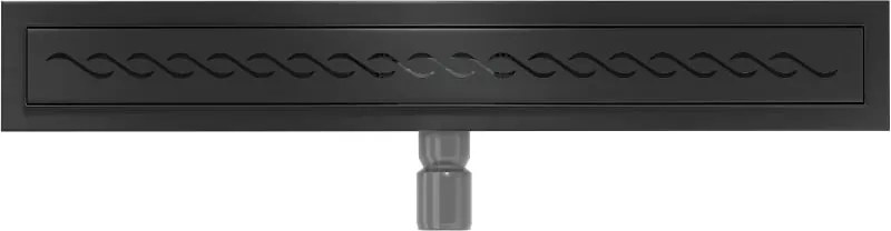Mexen Flat M18 odpływ liniowy 60 cm, czarny - 1723060-15