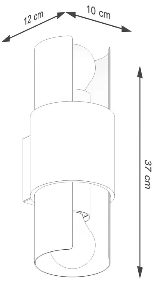 Biały kinkiet Aurea – Nice Lamps