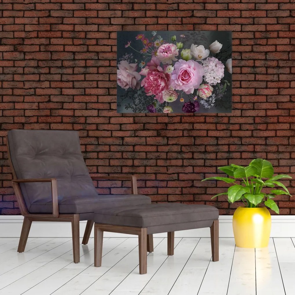 Obraz - Kwiaty ogrodowe (70x50 cm)