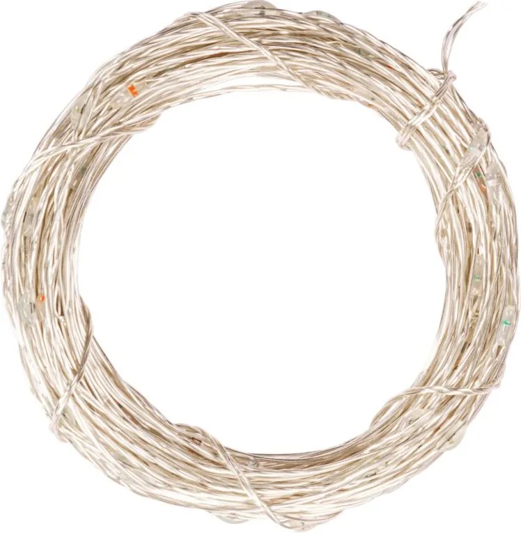 Zestaw 2 sztuk drutów świetlnych 50 LED - ciepła biel