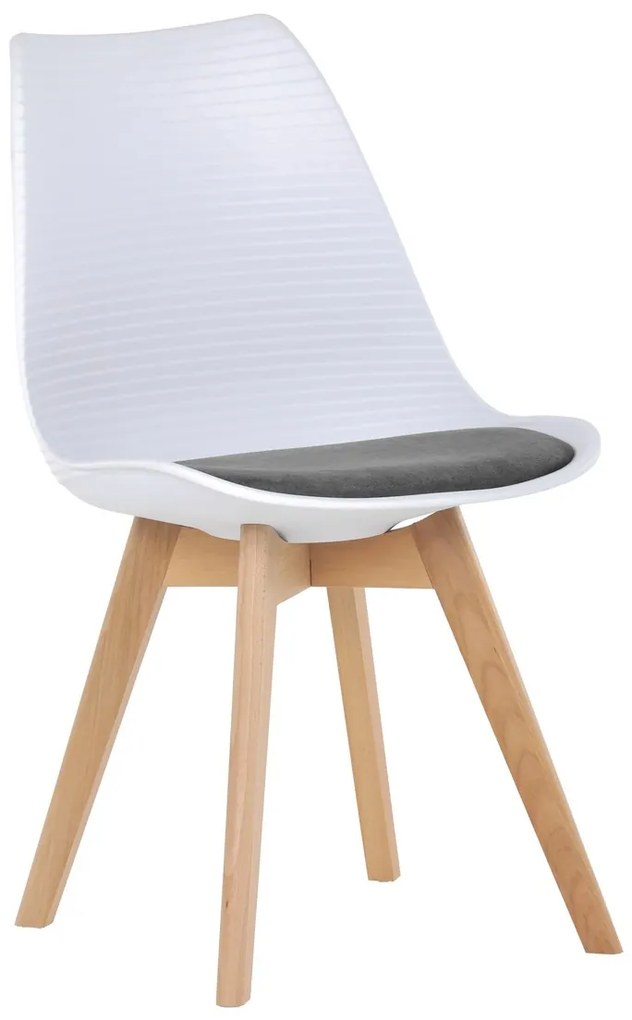 Zestaw krzeseł do jadalni CT-X7056 GREY, 4 szt.