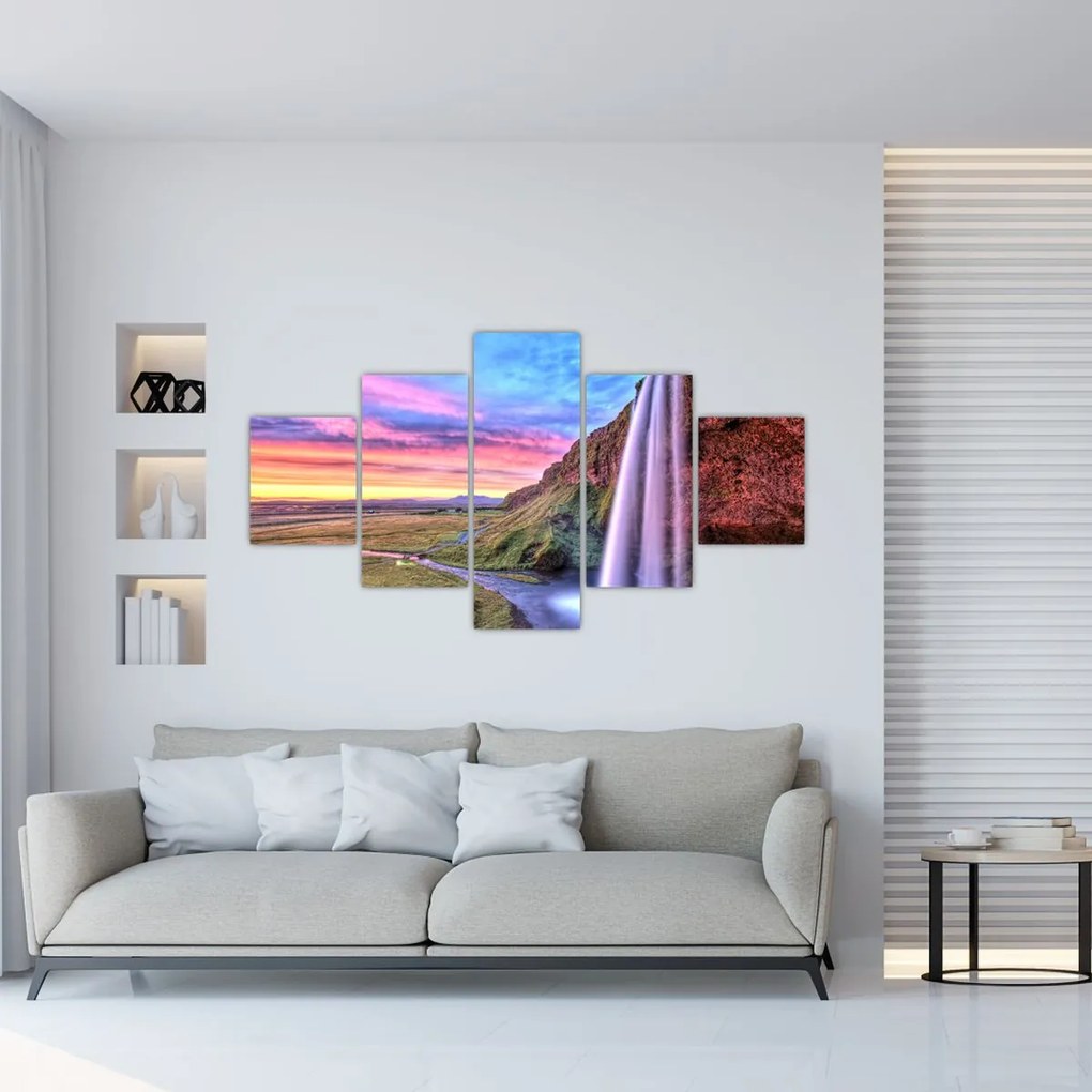 Obraz - Wodospad Seljalandsfoss (125x70 cm)