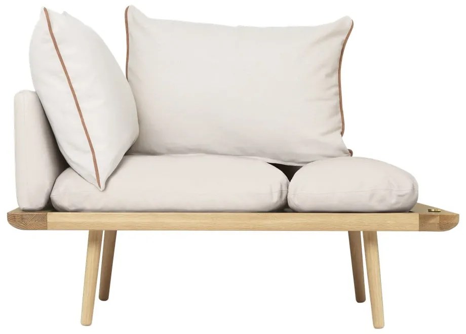 Kremowa ławka Lounge Around – UMAGE