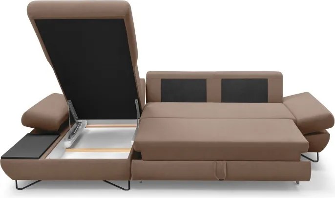 Narożnik LOFT z funkcją spania Regulowane zagłówki i podłokietniki Lewa strona Salvador 03