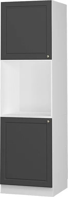 Szafka kuchenna anthrazit-gold landhaus 60x58x206.8 fame-line