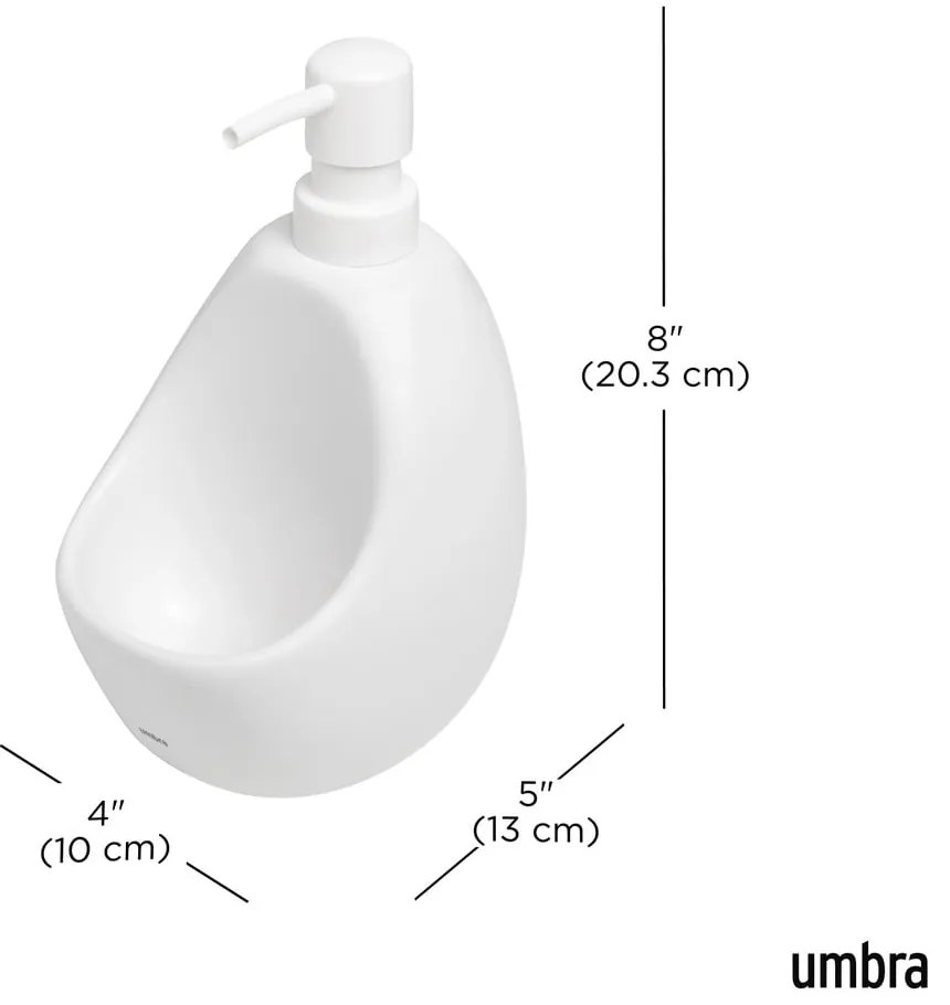 Biały ceramiczny dozownik do mydła 590 ml Joey – Umbra