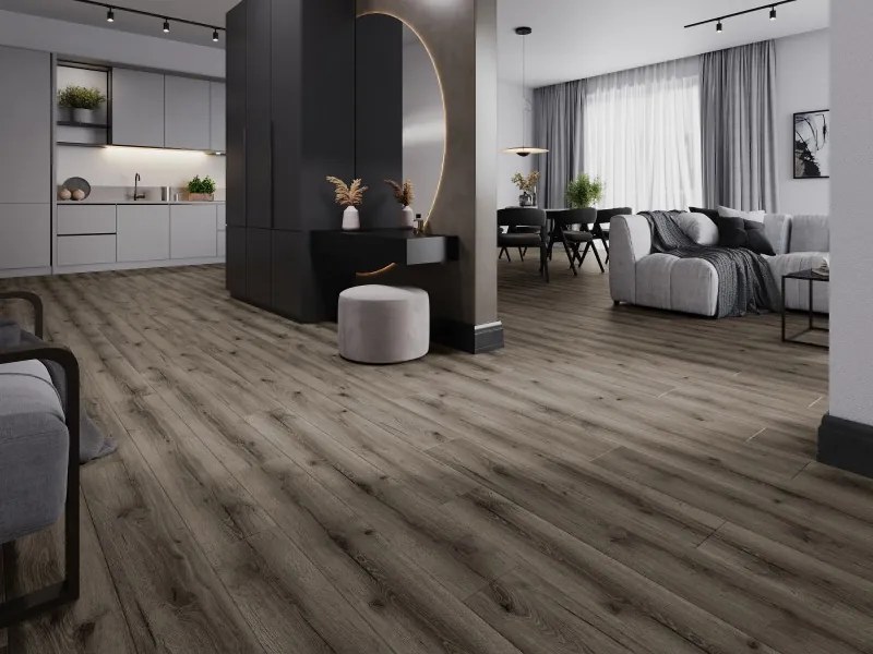 Mexen Sierra Vista panele winylowe 1240 x 182 mm SPC 6,5 mm, podkład IXPE 1,5 mm, 4 V-Fuga, Dąb - F1004-1240-182-505-4V1-01