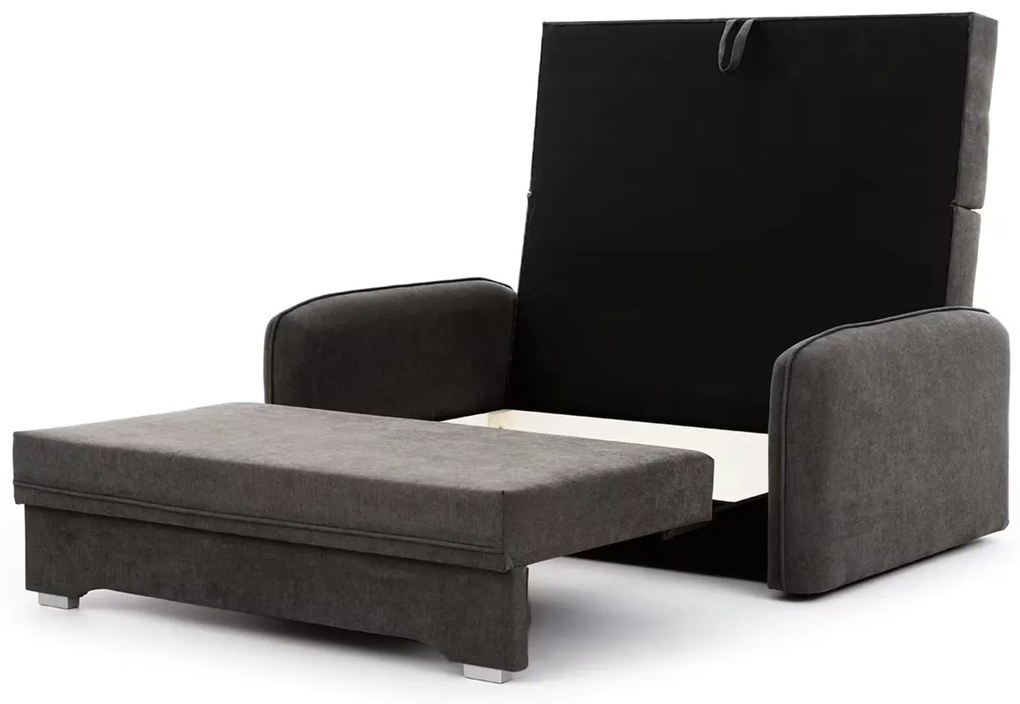 Rozkładana dwuosobowa sofa LAINE, ciemnoszara