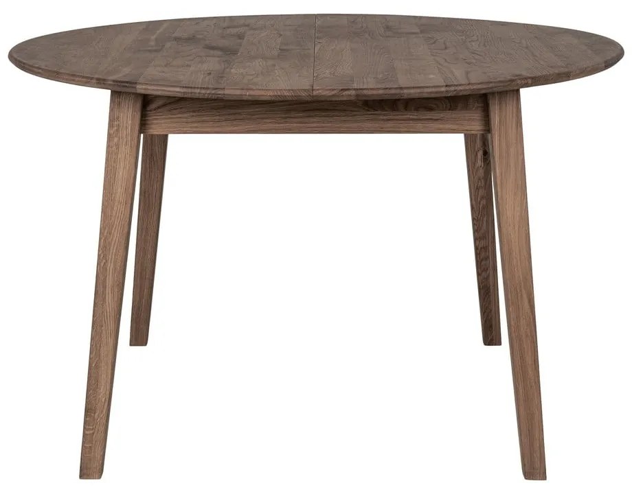 Okrągły rozkładany stół z litego drewna dębowego ø 118 cm Metz – House Nordic