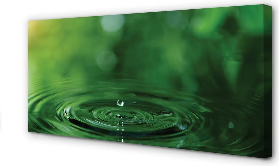 Fotoobraz na płótnie Czysta Kropla w Zbliżeniu