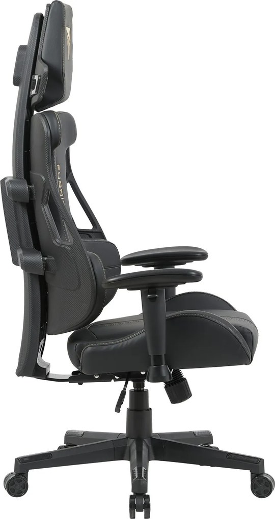 Czarny fotel do gamingu FB42-FX