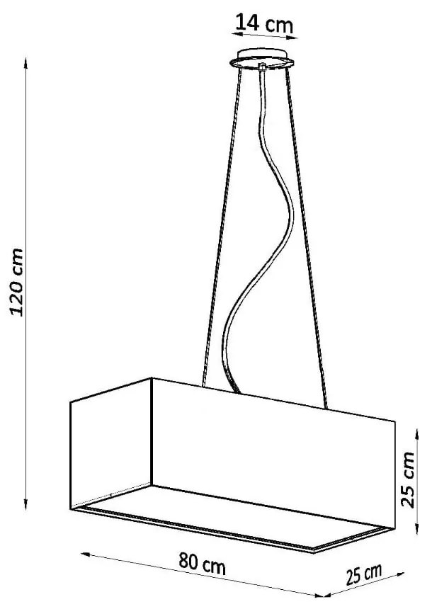 Biała lampa wisząca z tekstylno-szklanym kloszem Gryfin Bis – Nice Lamps