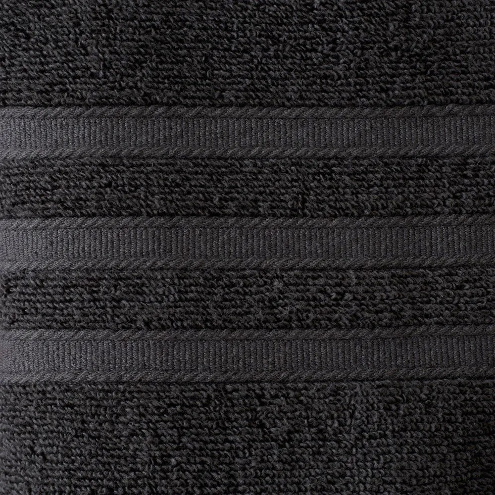 Ciemnoszare bawełniane ręczniki kąpielowe zestaw 2 szt. frotte 90x140 cm Zero Twist – Catherine Lansfield