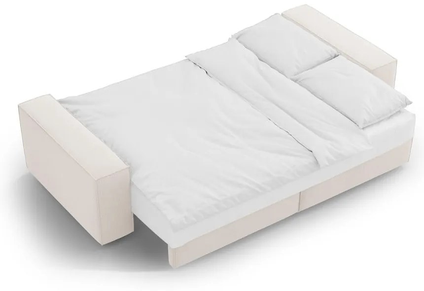 Beżowa rozkładana sofa 247 cm Jodie – Micadoni Home