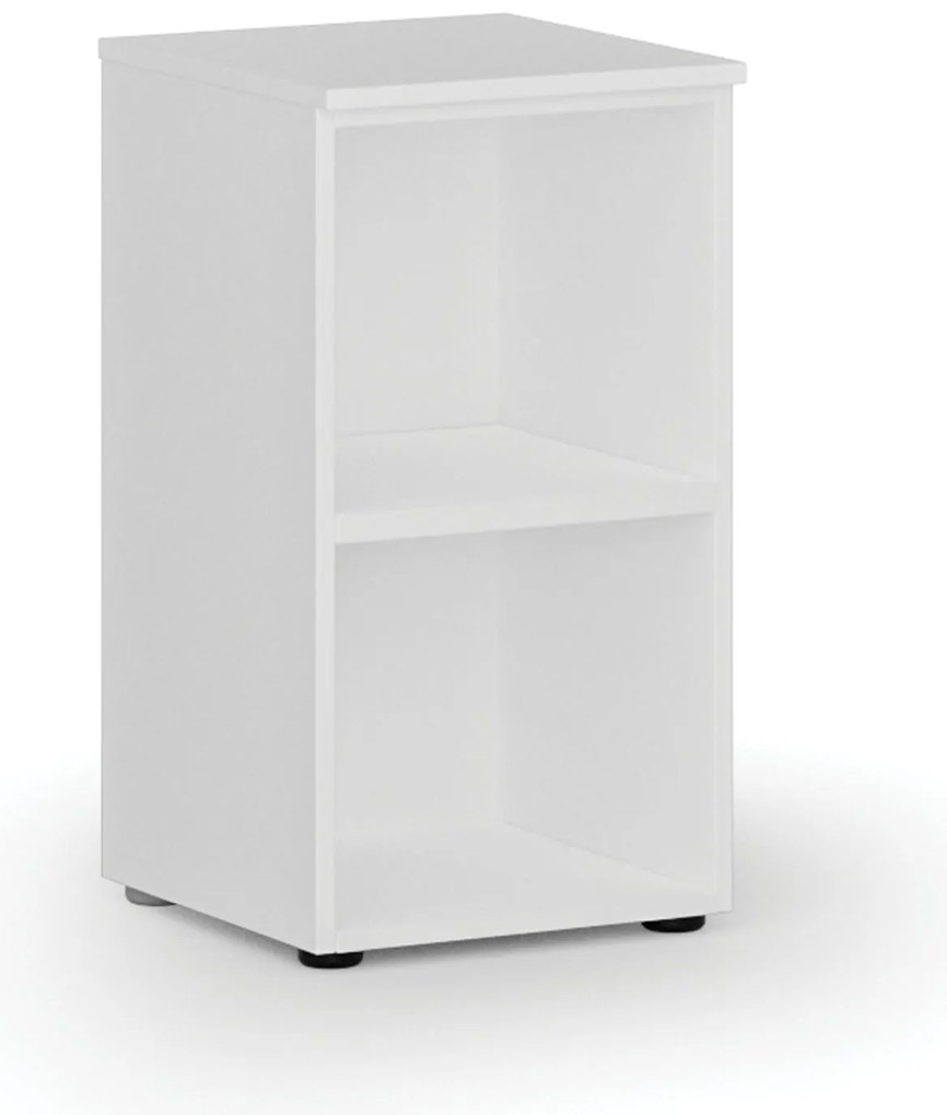 Regał biurowy PRIMO WHITE, 400 x 420 x 740 mm, biały