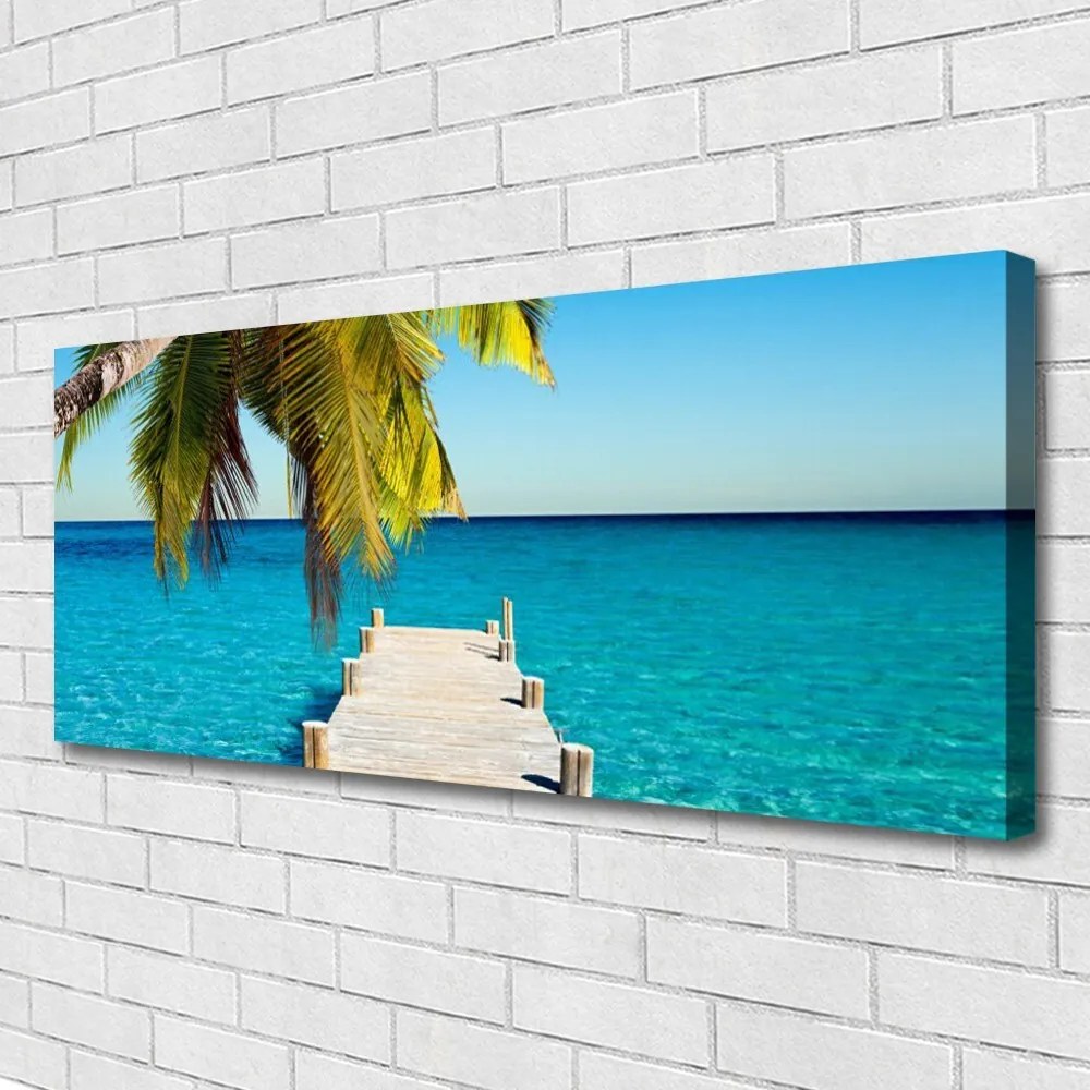 Obraz drukowany na płótnie Most Wiszący nad Zatoką