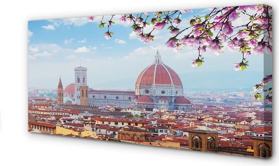 Obraz na płótnie Katedra pod Nocnym Niebem