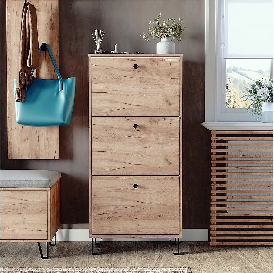 Wywrotka do butów złoty dąb energetyczny 130x26x60 siri