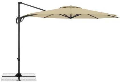 LIFE 310 cm – huśtawka ogrodowa z bocznym drążkiem : Substancja Desen - 822