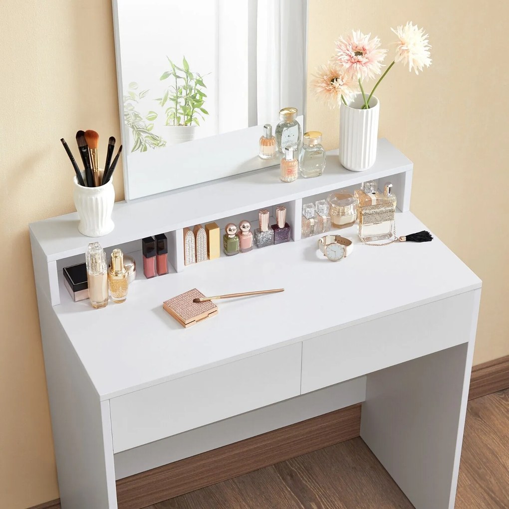 Toaletka VANESA, 80x40x140cm, biała Jurhan