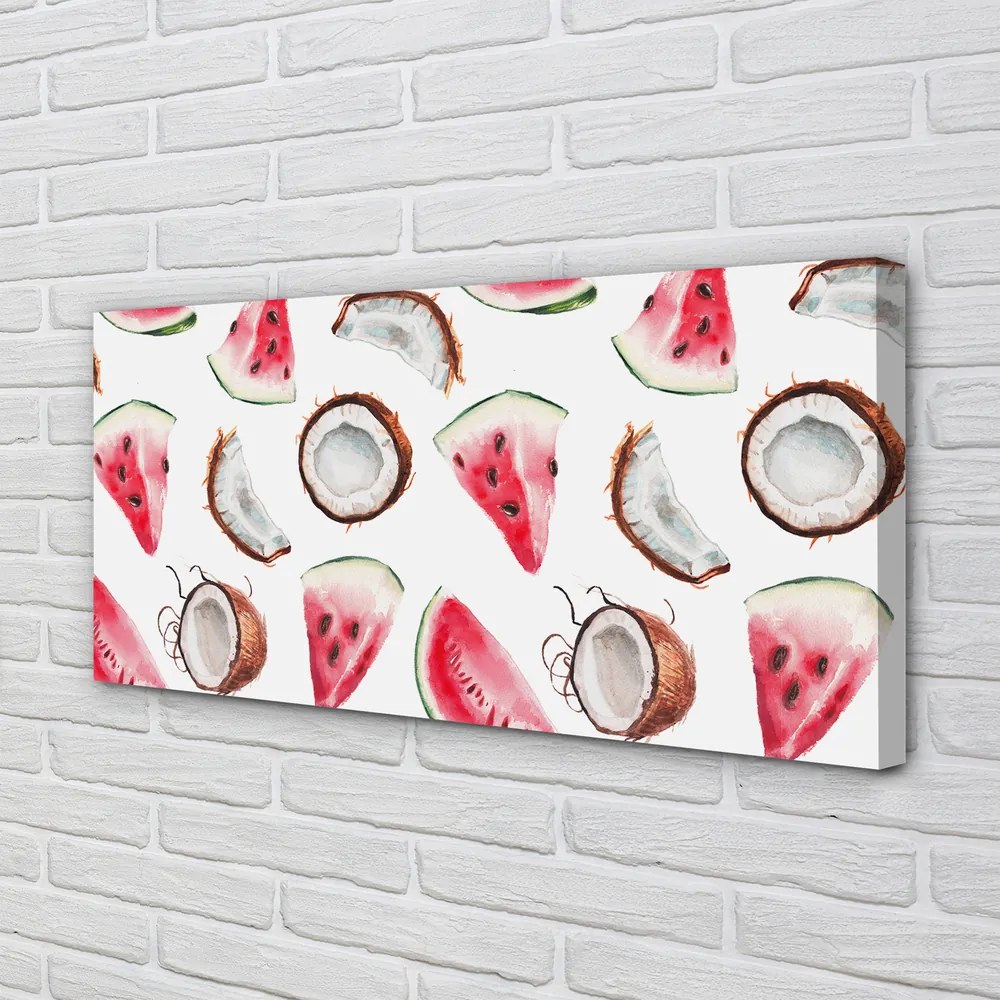 Zdjęcie na płótnie Duet Kokosa i Arbuza
