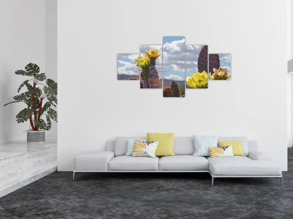 Obraz opuncji (125x70 cm)