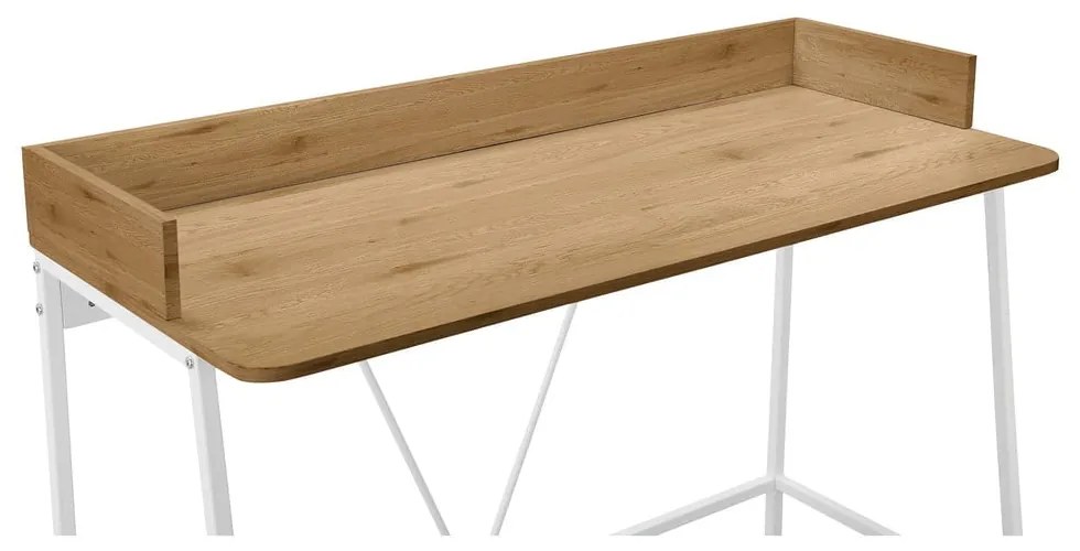 Biurko z blatem w dekorze dębu 50x120 cm Savona – Støraa