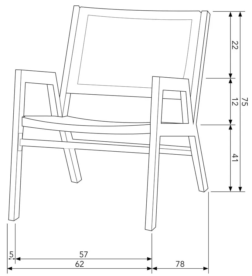 Czarny fotel Pem – WOOOD