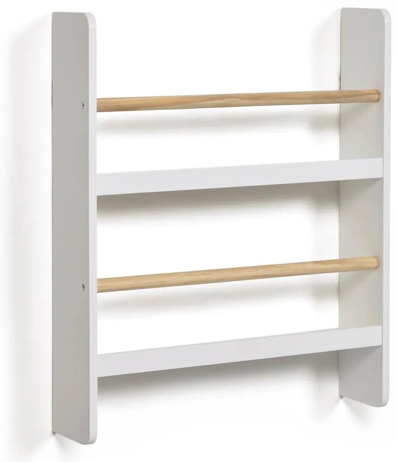 Biała wielopoziomowa półka dziecięca 50 cm Gopi – Kave Home