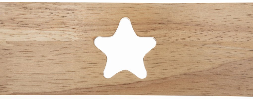 Drewniane krzesełko dziecięce STAR, składane