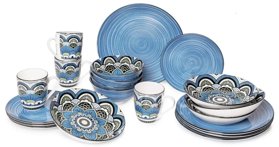 Naczynia porcelanowe w zestawie 20 sztuk Bonami Essentials Orient