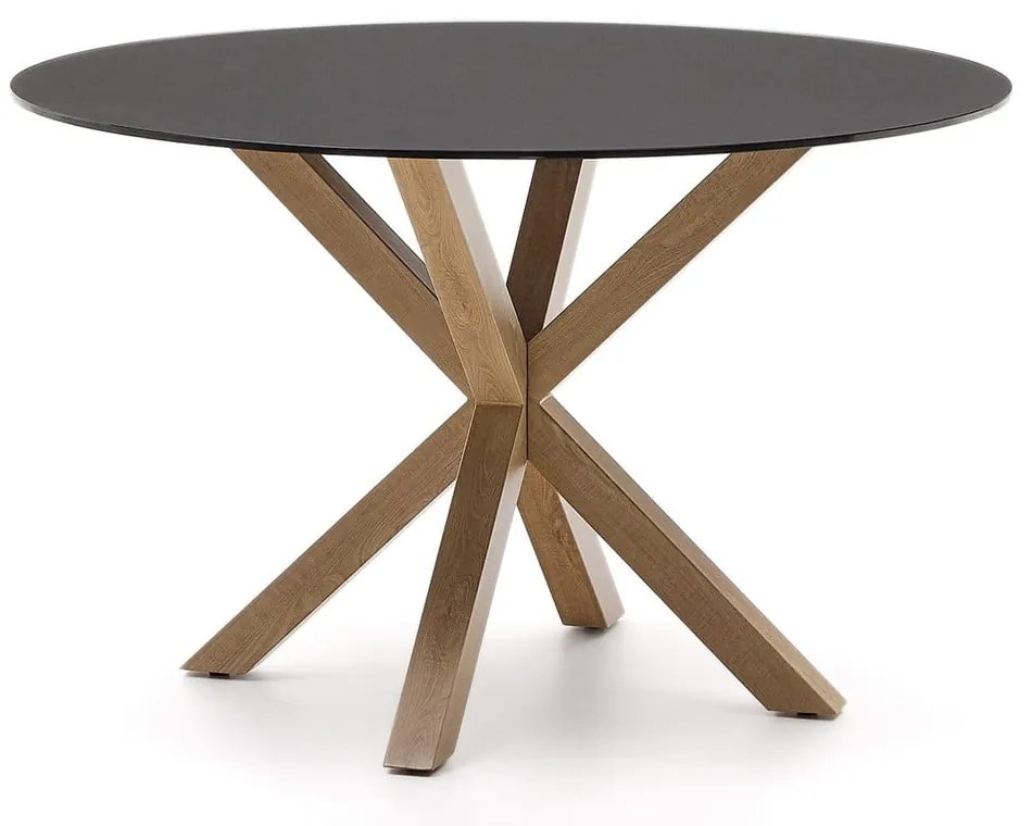 Okrągły stół ze szklanym blatem ø 120 cm Argo – Kave Home