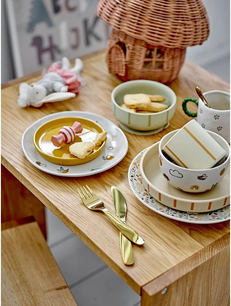 Kamionkowy zestaw naczyń dla dzieci 3 szt. Agnes – Bloomingville Mini