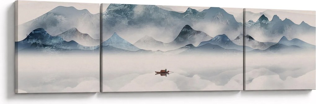 Obraz - Dolina Gór Błękitnych (170x50 cm)