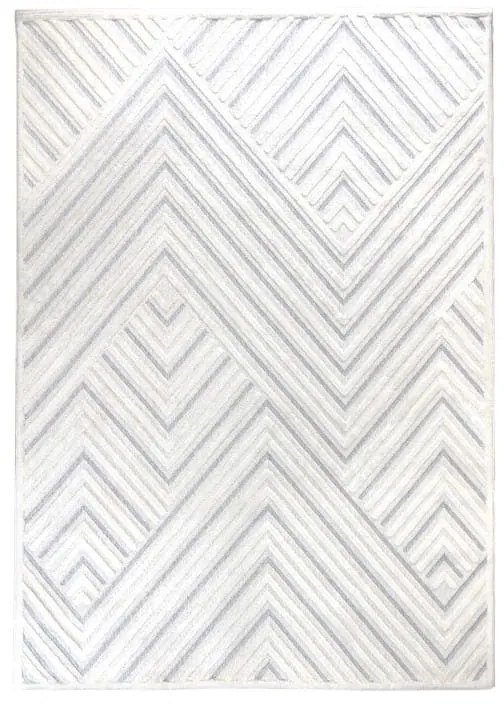Dywan nowoczesny 3D Desire kremowo-szary 80 cm x 150 cm