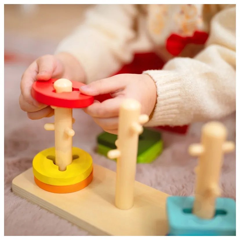 Tooky toy box pudełko xxl montessori edukacyjne 7w1 sensoryczne 25-30 mies.