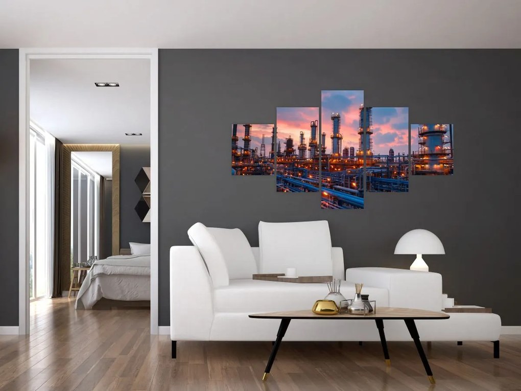 Obraz - Zakład przemysłowy (125x70 cm)
